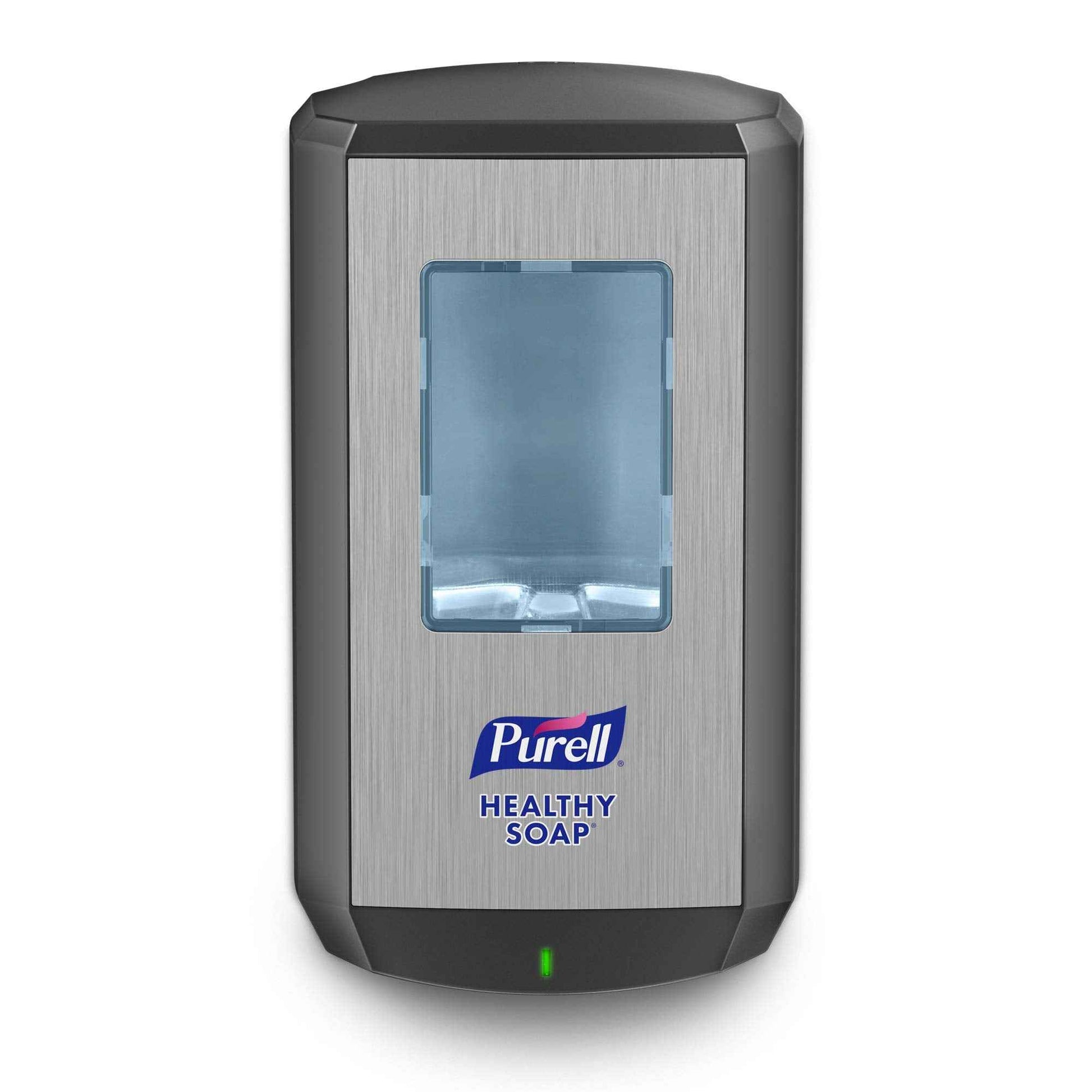 PURELL CS6 Automatic HEALTHY SOAP Dispenser, Graphite, for 1200 mL PURELL CS6 HEALTHY SOAP Refills (Pack of 1) - 6534-01 - Manufactured by GOJO, Inc.