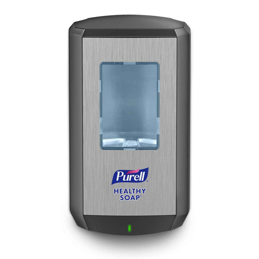 PURELL CS6 Automatic HEALTHY SOAP Dispenser, Graphite, for 1200 mL PURELL CS6 HEALTHY SOAP Refills (Pack of 1) - 6534-01 - Manufactured by GOJO, Inc.