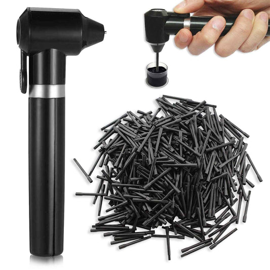 Ink Mixer Machine Set - Autdor Pigment Mixer Machine with 100Pcs Mixing Sticks Black Color Mixer Machine Ink Pigment Electric Agitator Machine for Permanent Makeup Eyebrow Microblading Supplies