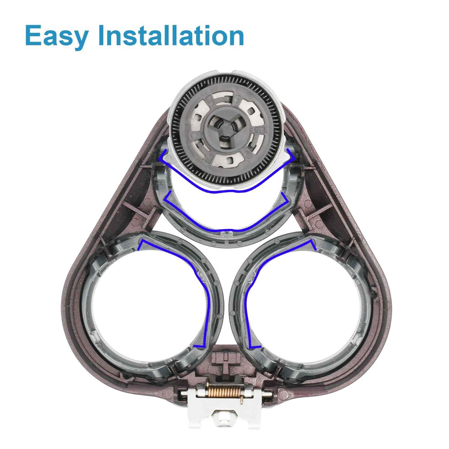 SH50 Replacement Heads Compatible with Philips Norelco 5000 Series Shaver - Precision Blades for 5000, 6pc-Pack