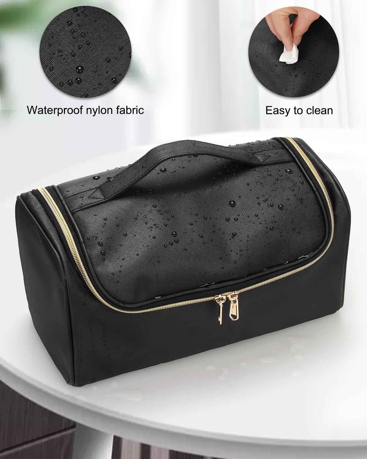 Hair Tools Travel Bag Large Capacity Wide-open Pouch, Hair Accessories Organizer for Flat Irons, Straighteners, Curling Iron,Travel Essentials for Women