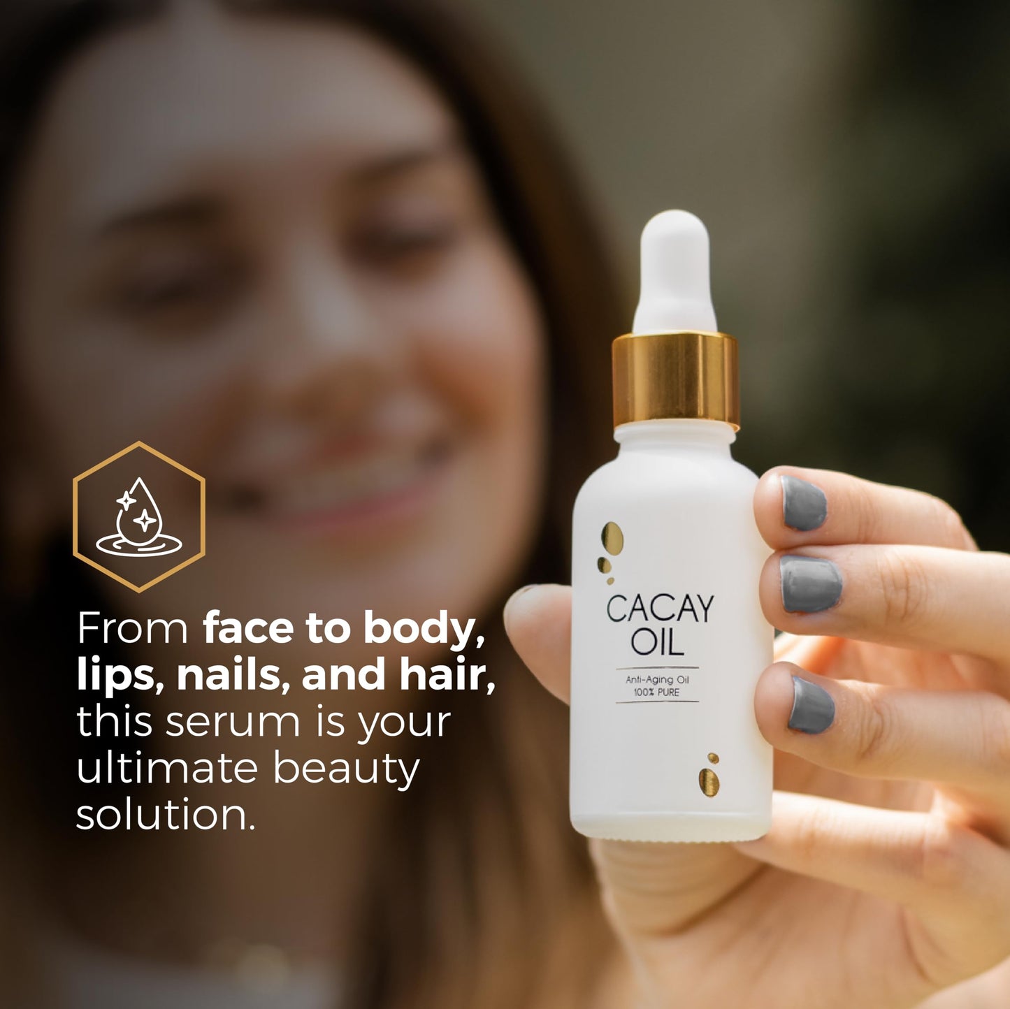 Cacay Oil for Face - Natural Retinol & Organic Vitamin E Oil for Skincare - Pure Vitamin A - Anti-Aging, Hydrating Face Oil - 100% Organic, Cold-Pressed, Anti-Wrinkles- 1 Fl Oz (30ml)