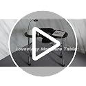 Portable Manicure Table with LED Light & Dust Collector
