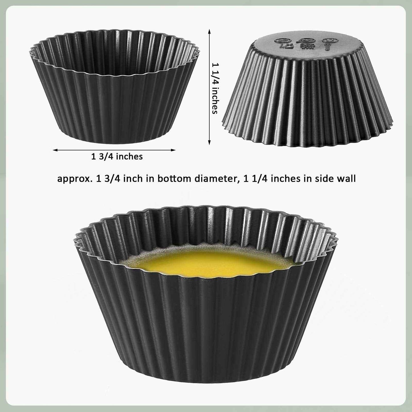 Patelai 20 Pieces Wax Melt Warmer Liners Reusable Silicone Leakproof Wax Liner Candle Tray Liner for Christmas, Candle Warmer(Black)