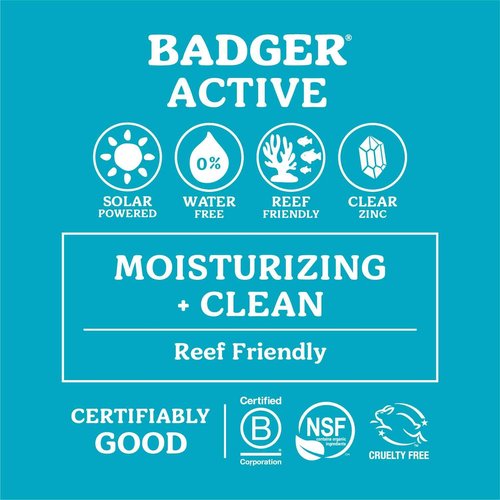 Badger SPF 30 Sunscreen Bundle - Active Mineral and Daily Mineral Sunscreen, Reef-Friendly With Zinc Oxide