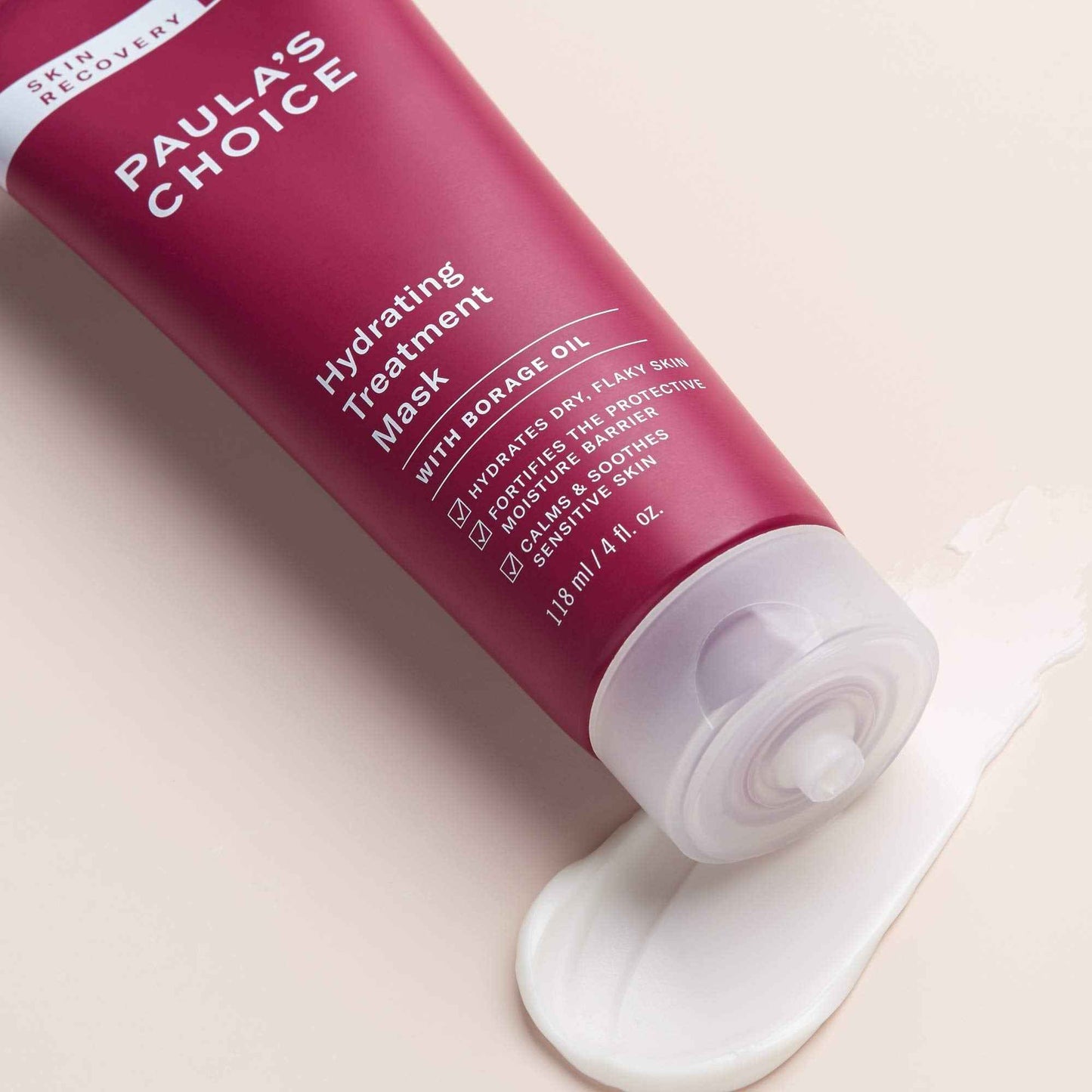 Paula's Choice SKIN RECOVERY Hydrating Treatment Face Mask, Overnight Face Mask Cream with Primrose Oils, Vitamin C, A, E, & Hylauronic Acid, Hydrate, Smooths, Calming, 4oz