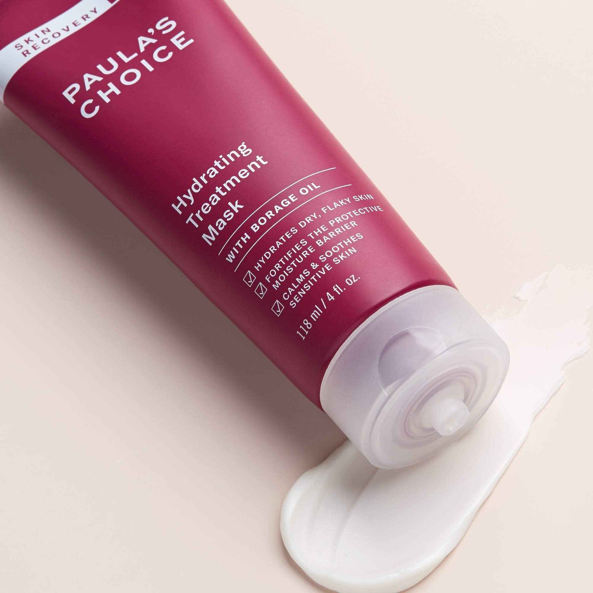 Paula's Choice SKIN RECOVERY Hydrating Treatment Face Mask, Overnight Face Mask Cream with Primrose Oils, Vitamin C, A, E, & Hylauronic Acid, Hydrate, Smooths, Calming, 4oz