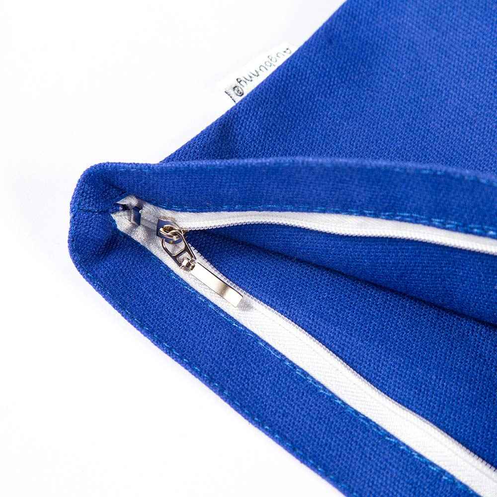 Augbunny Multi-purpose Cotton Canvas Zipper makeup Bag Pouch 4-pack