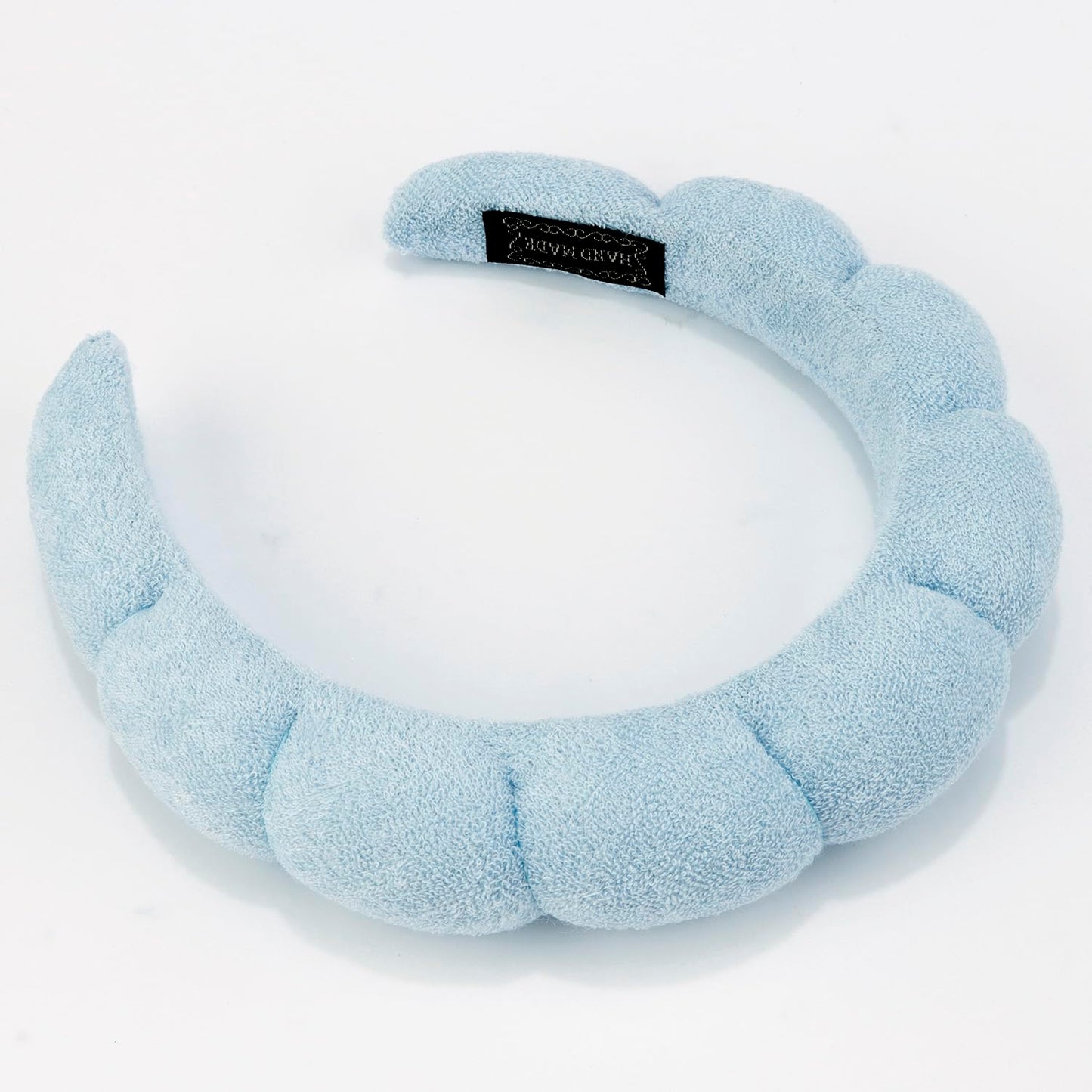 Chanaco Makeup Headband Spa Headband Skincare Headband Face Wash Headband White Sponge Hair Band Blue Headband for Washing Face Hair Accessories for Women Girls Gifts