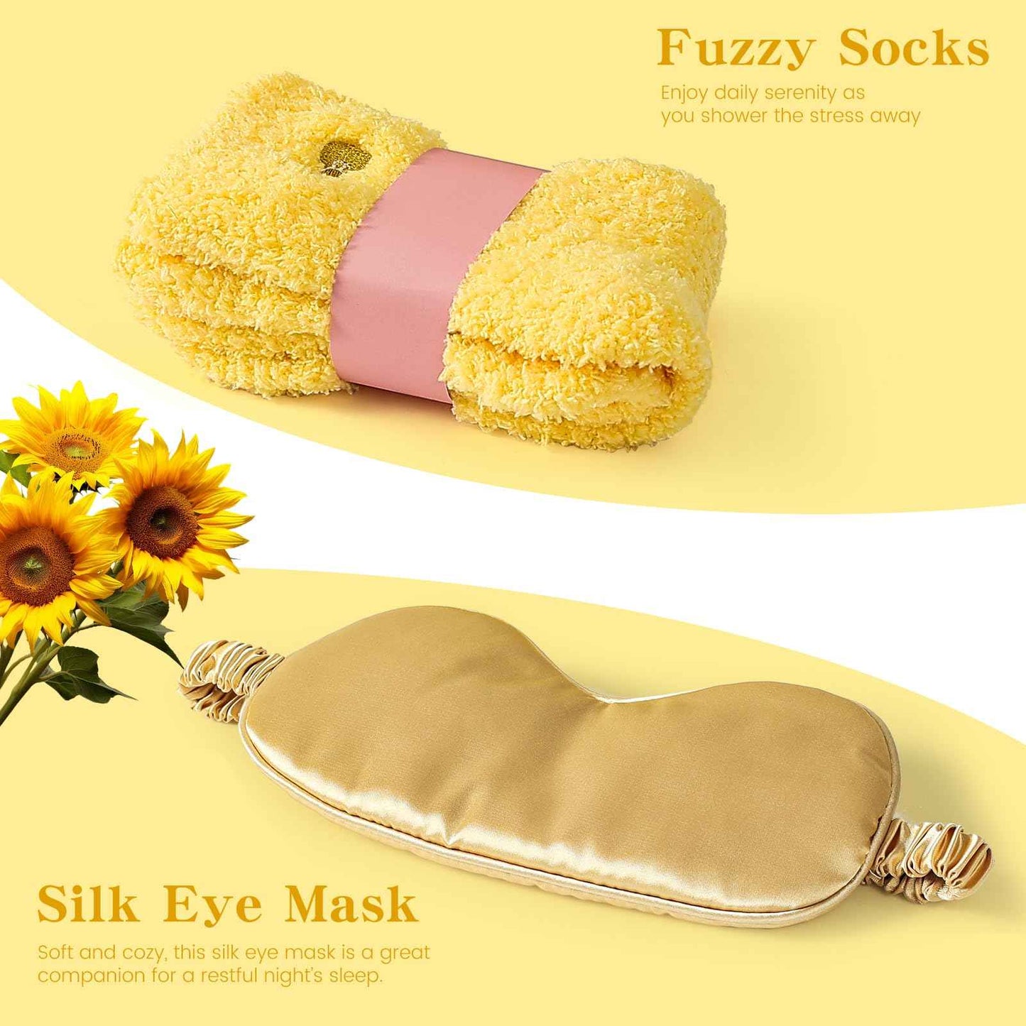 Christmas Gifts for Women, 10pcs Self-Care Package, Relaxation Spa Gift Basket for Mom Wife Grandma Daughter Friends Sister, Birthday Sunshine Gift Box Idea for Women Who Have Everything