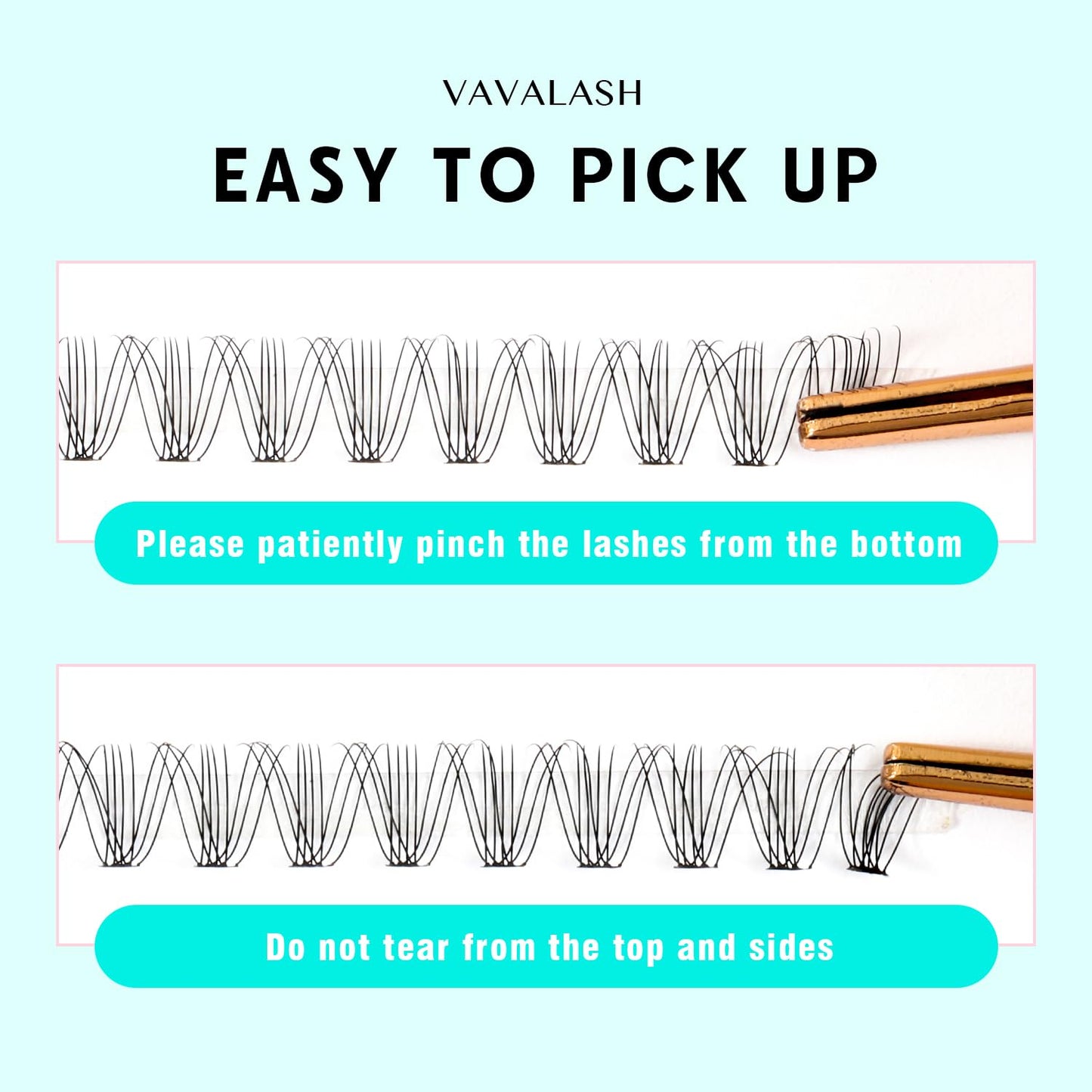 VAVALASH Lash Clusters 10D-C-0.07-9-16MM DIY Individual Lashes 280 PCS Cluster Lashes 10D 20D 30D 40D 50D C D Curl Volume False Eyelash Extensions DIY Lash Extensions at Home (10D-0.07-C,9-16mm)