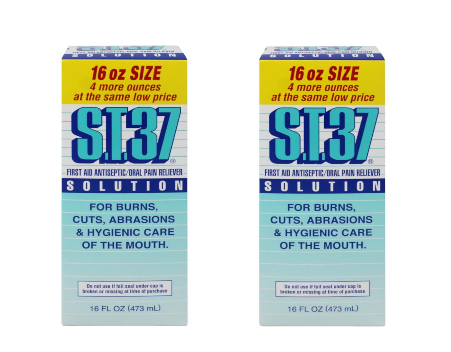 ST 37 First Aid Antiseptic Solution, 16 Oz. (Pack of 2)