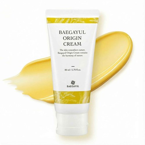 Baegayul ORIGIN Face Moisturizer Cream - Korean Daily Moisturizer with Propolis & Coix Seed Extract complex - Deep skin Hydration & Soothing for Dry, Sensitive Skin [ 2.71 fl oz ]