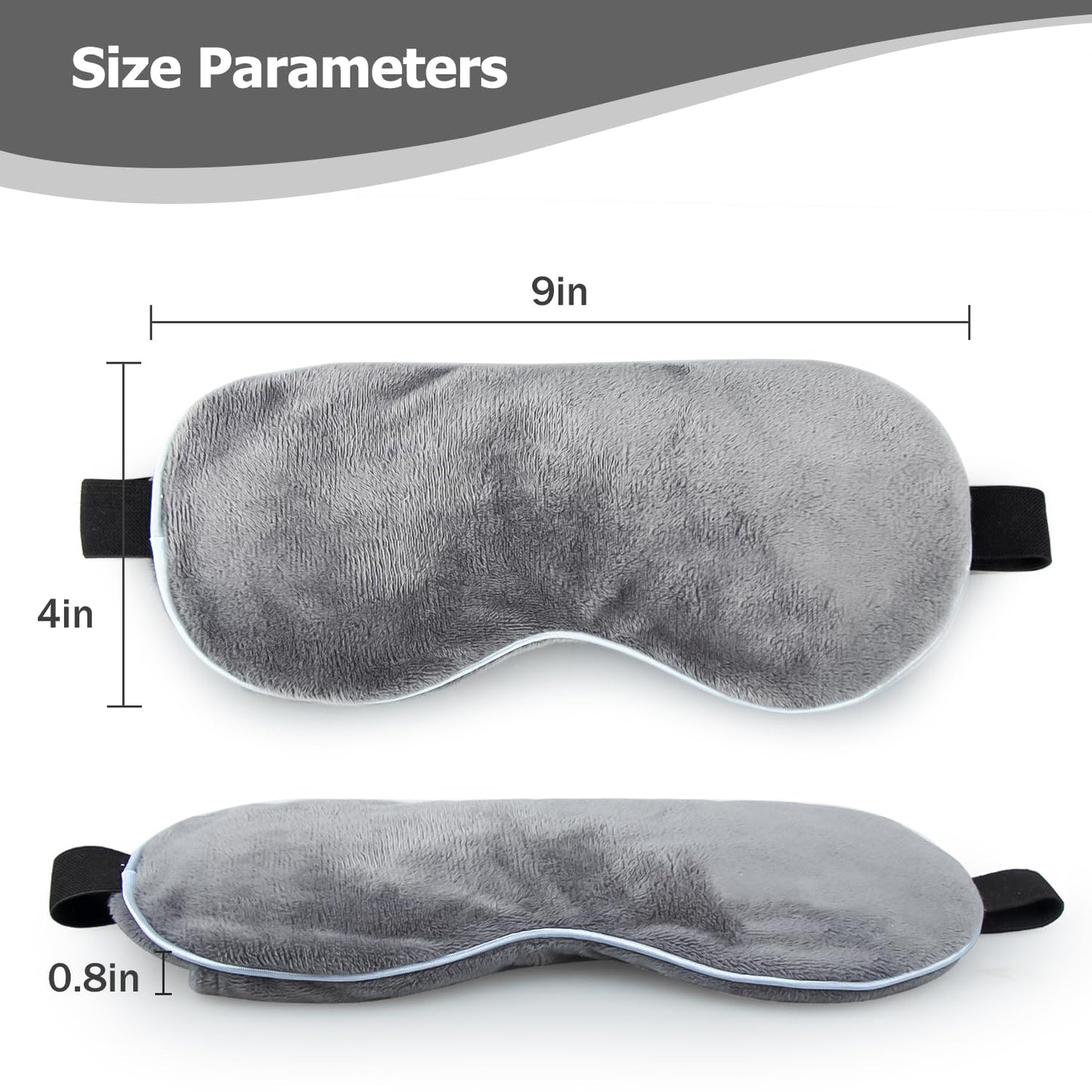 Heated Eye Mask, Moist Heat Eye Compress Microwave Warm Eye Mask for Dry Eyes, Eye Styes Good for Blepharitis, Itchy Eyes etc.