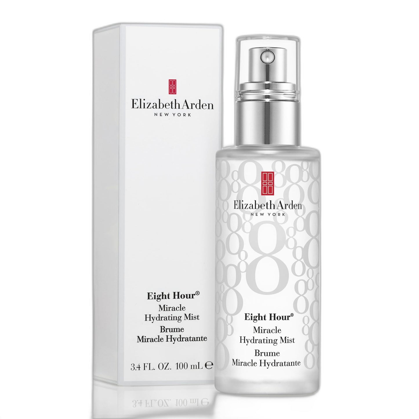 Elizabeth Arden Eight Hour Miracle Hydrating Face Mist, Dewy Facial Spray Moisturizer, Dry Skin Care with Antioxidants & Glycerin, 3.4 fl oz