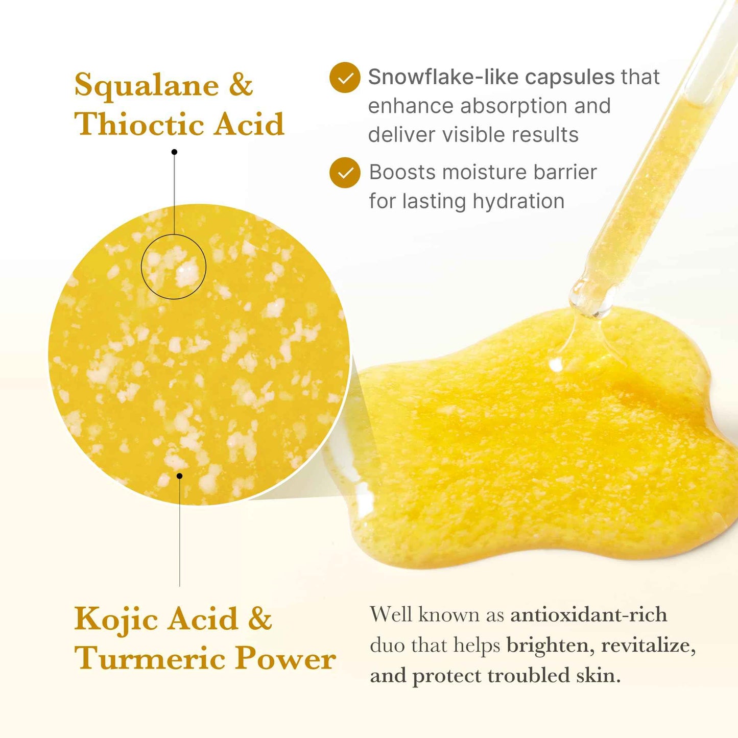 medicube Kojic Acid Overnight Care & Nourish Duo for Troubled Skin: Kojic Acid Turmeric Overnight Wrapping Peel Off Mask and Kojic Acid Turmeric Clarifying & Balancing Capsule Serum