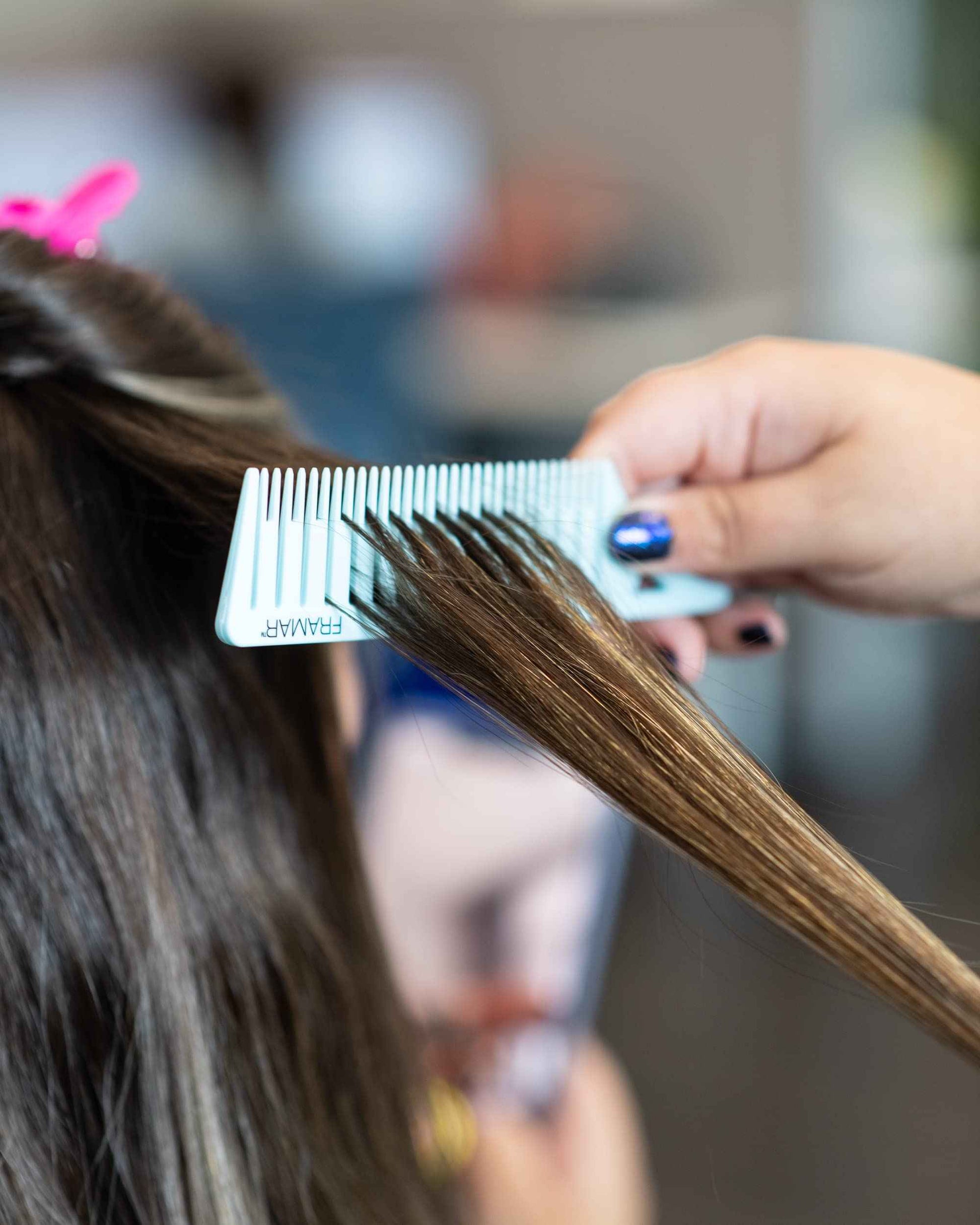 FRAMAR Dreamweaver Highlight Comb Set – Combs for Hair Stylist- FRAMAR Pink Premium Hair Spray Bottle Continuous Mist