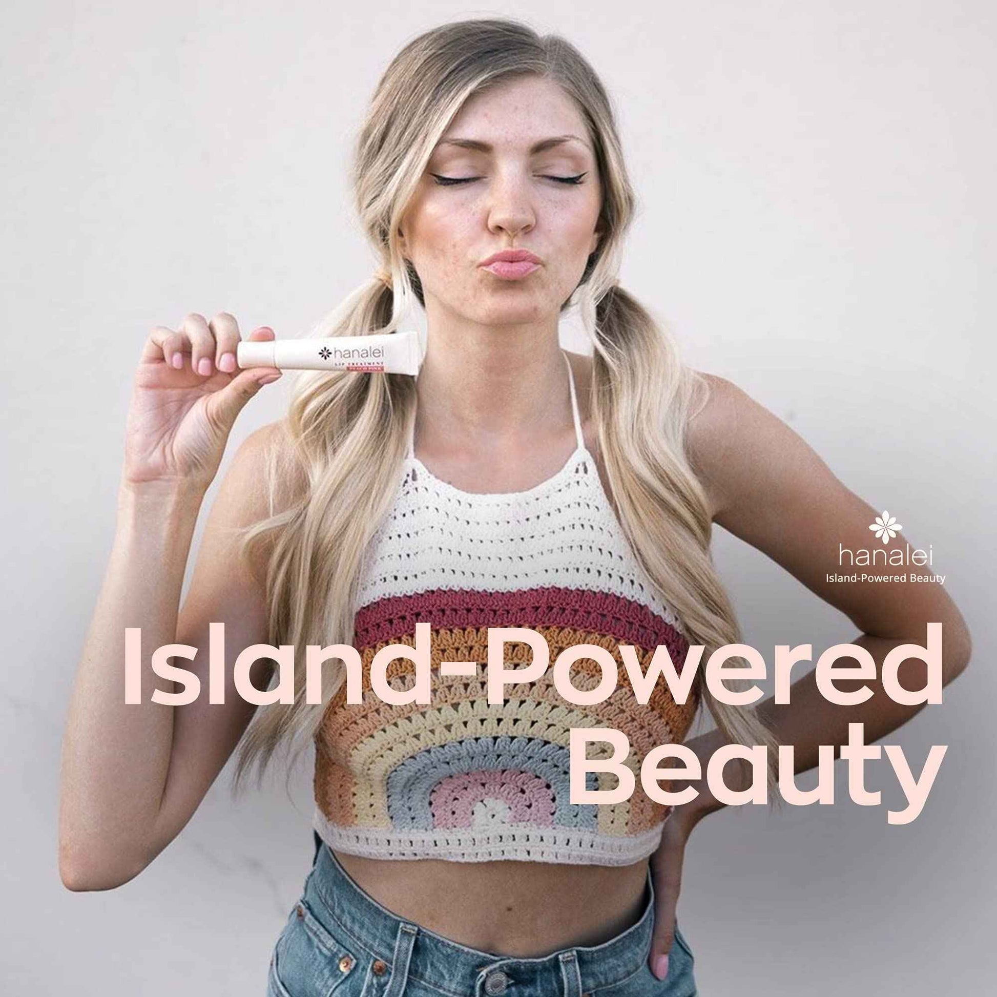 Hanalei Lip Treatment Bundle (Clear and Rose) | Made with Kukui Oil, Shea Butter, Agave, and Grapeseed Oil, Soothe Dry Lips (Cruelty free, Paraben free)