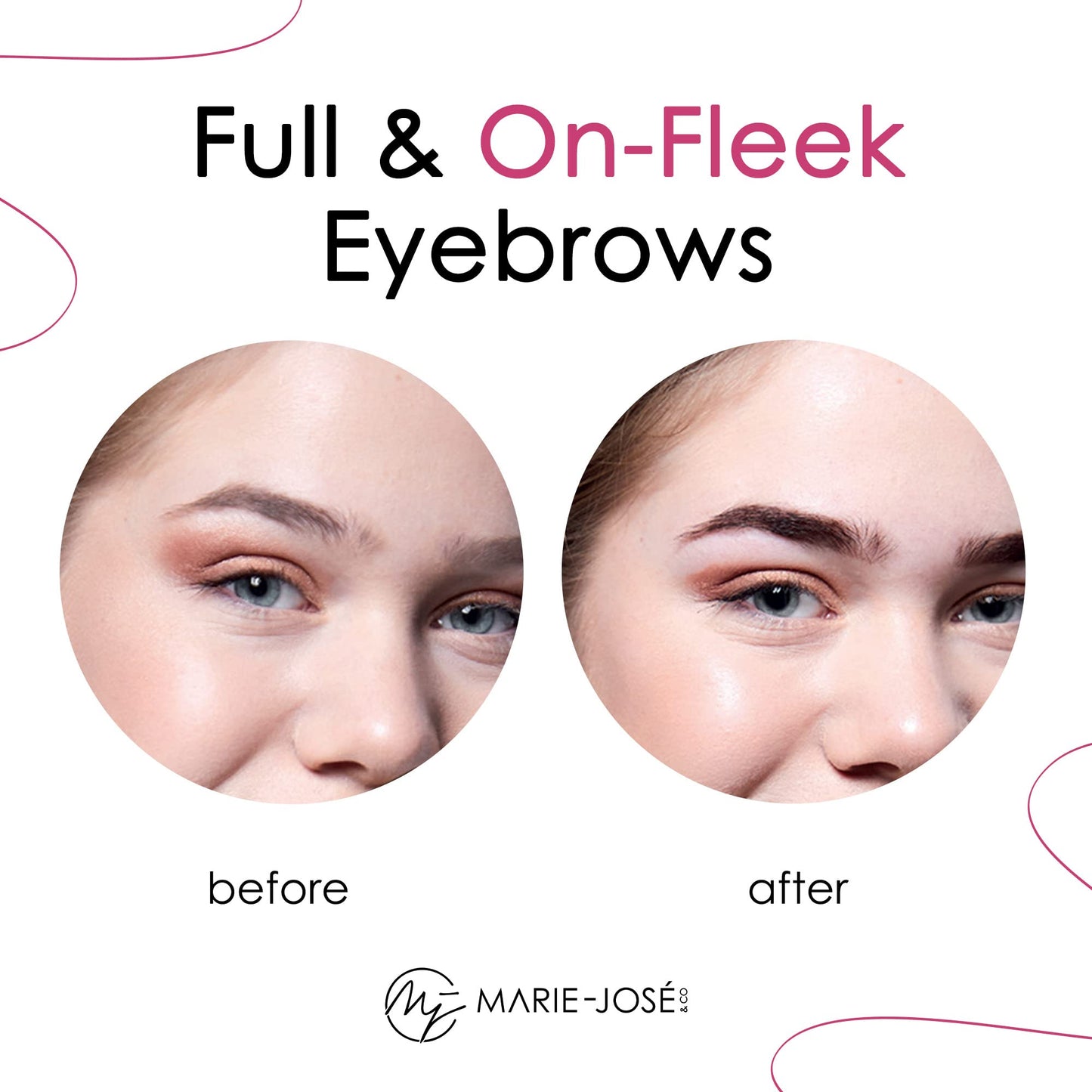 Marie-José & Co Dark Brown Eyebrow Powder - Effortless All-Day Brow Beauty