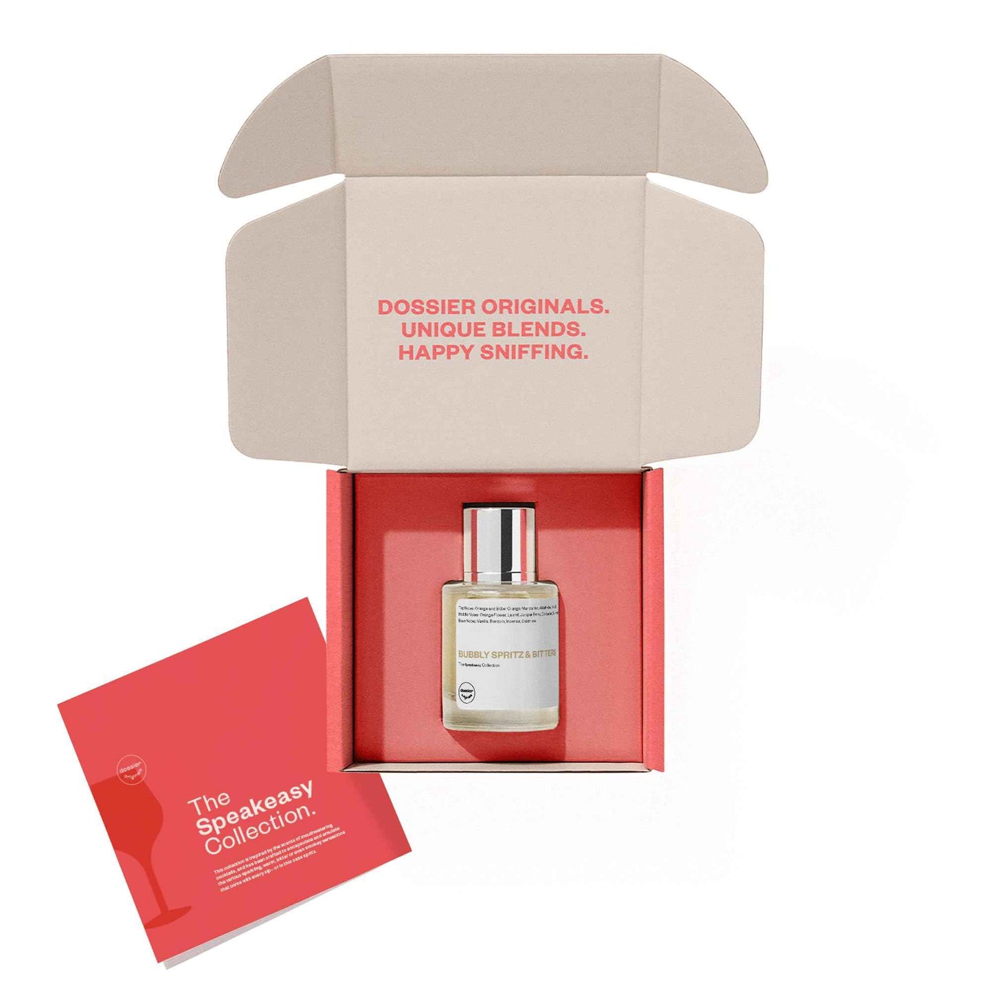 Dossier Bubbly Spritz & Bitters Eau de Parfum for All - 50ml / 1.7oz - Sparkling Citrus Aromatic Fragrance with Grapefruit, Neroli & Vetiver - Vegan, Clean, Genderless Perfume