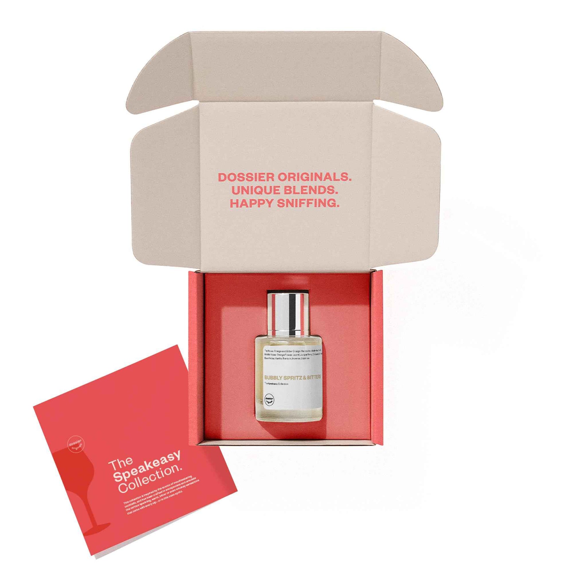 Dossier Bubbly Spritz & Bitters Eau de Parfum for All - 50ml / 1.7oz - Sparkling Citrus Aromatic Fragrance with Grapefruit, Neroli & Vetiver - Vegan, Clean, Genderless Perfume