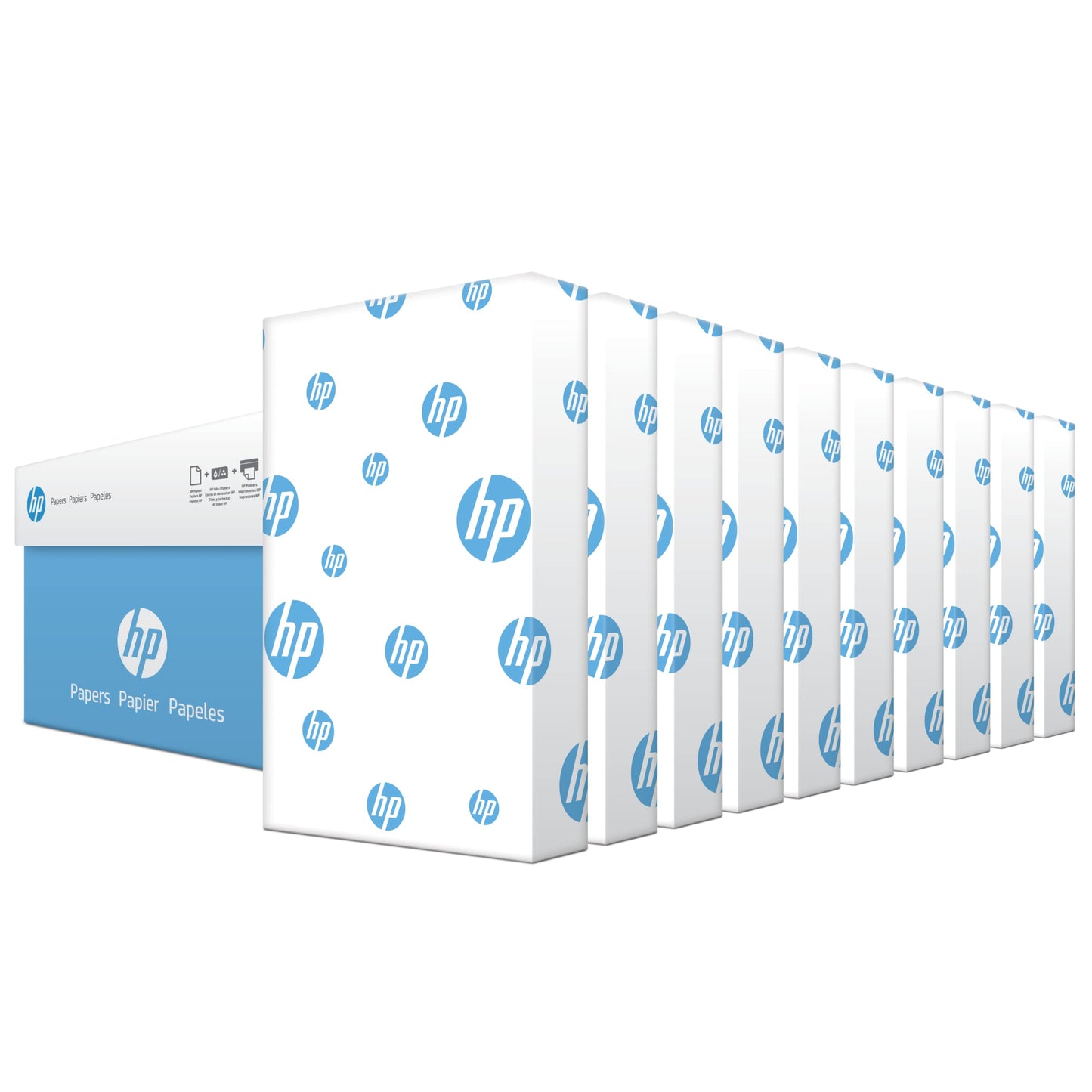 HP Printer Paper | 8.5 x 14 Paper | Office 20 lb | 10 Ream Case - 5000 Sheets | 92 Bright | Made in USA - FSC Certified | 001422C