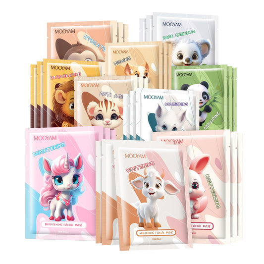 GUOYAOLIFU Face Masks Skincare Luxury Animal Series Face Masks - Natural Ingredients for Glowing Skin - Rejuvenate Your Complexion with Our Unique And Safety Formulas