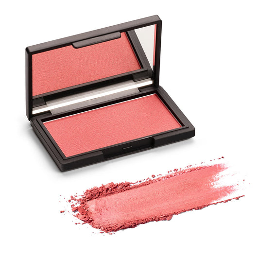 Phase Zero Makeup Powder Blusher - "Tantrum" - 4g / 0.141oz - Pigmented, Buildable, Lightweight Powder Blush for a Radiant, Healthy, Natural Glow. Versatile Shades - Pink, Coral, Peach & Golden Hues