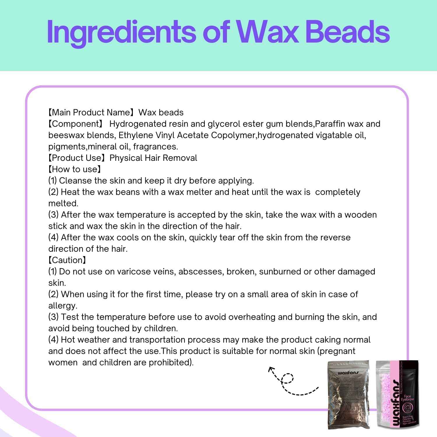 Smart Waxing Kit for Women with Temperature Control,Waxfans Digital Wax Warmer,Gentle Wax Beads for Sensitive Skin,For Brazilian, Bikini, Facial, and Body Hair Removal, at Home Waxing Kit for Women