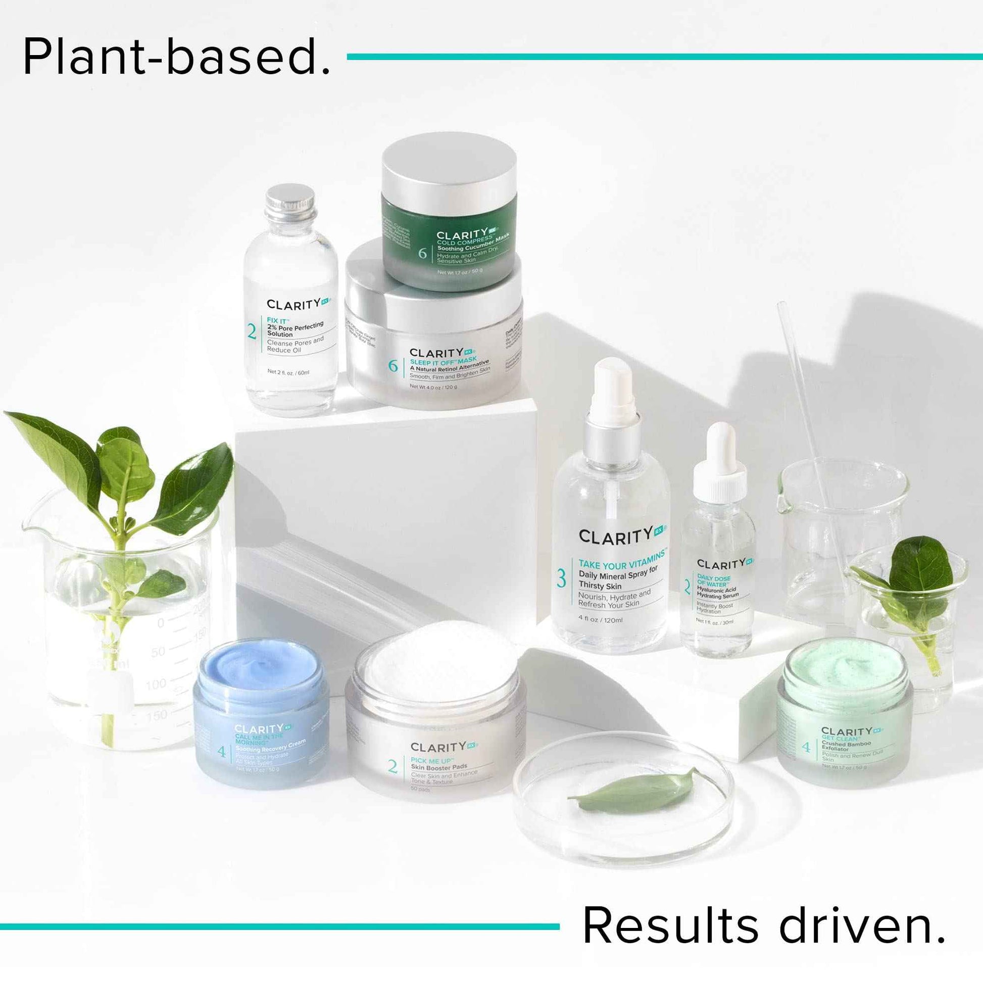 ClarityRx Call Me In The Morning Face Moisturizer, 1.7 Fl Oz, Soothing Recovery Facial Cream, Natural, Plant-Based with Antioxidants, Hydrating Matte Finish Day Cream for All Skin Types, No Parabens