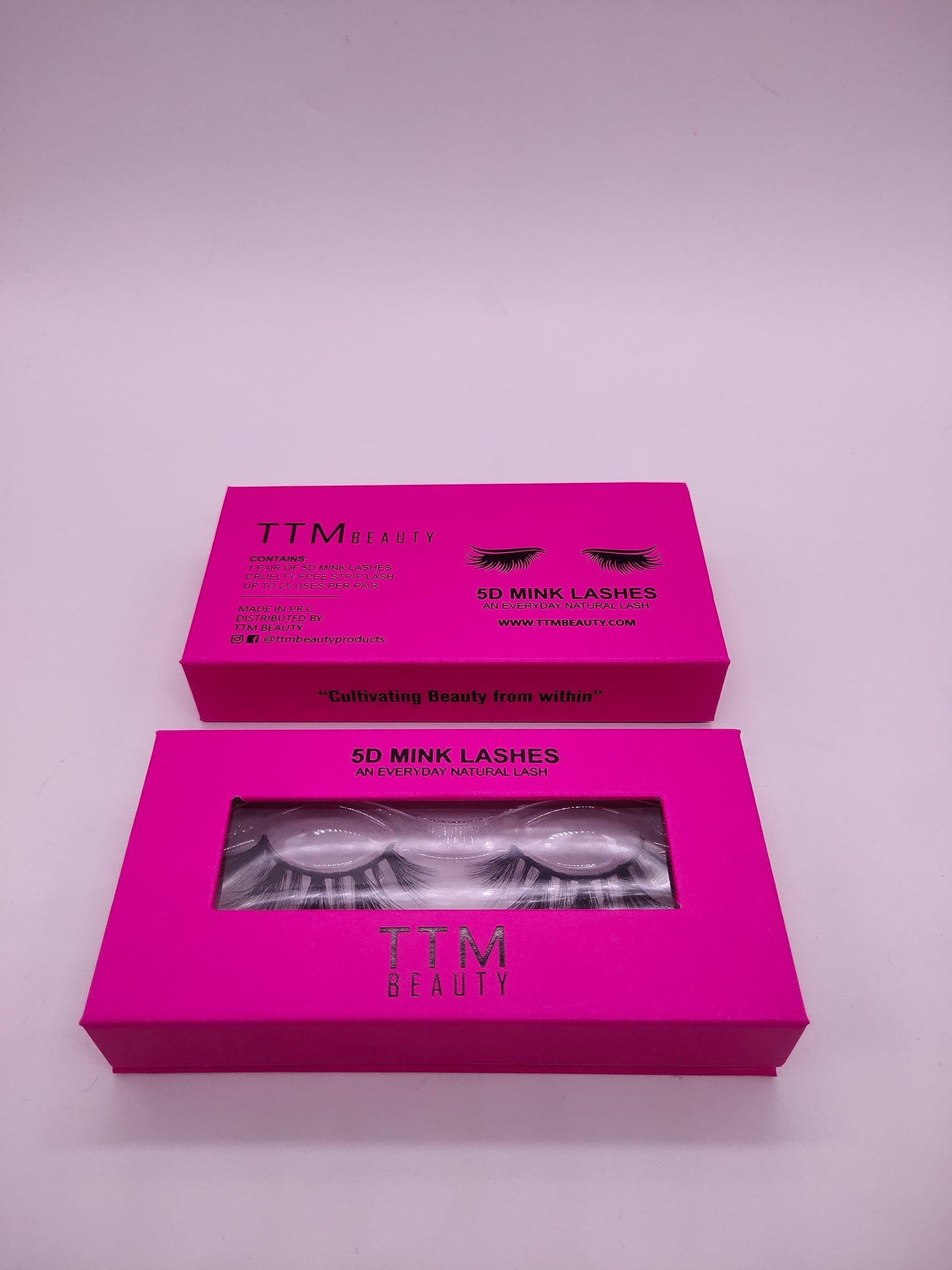 TTM BEAUTY 5D Mink Eyelashes (1 set) (MP06)