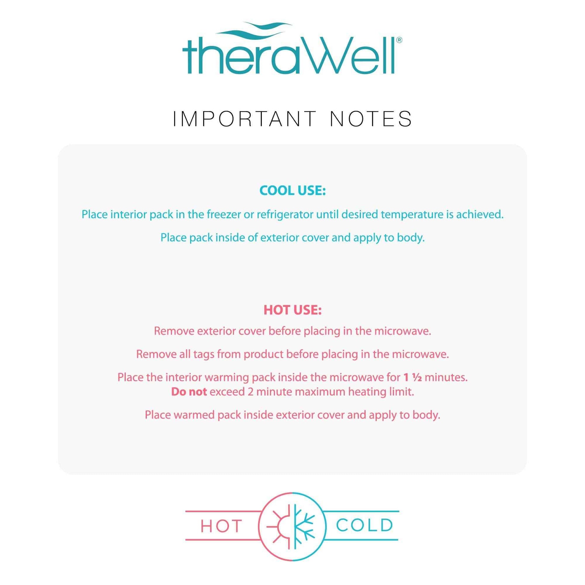 Therawell Anti-Stress Hot/Cold Clay Bead Sinus Eye Mask, Lavender & Chamomile, Pink