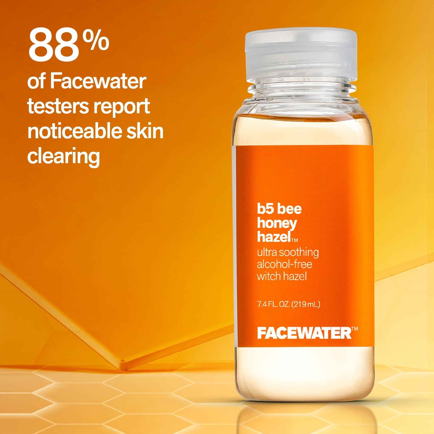 Facewater B5 Bee Honey Hazel Ultra Soothing Alcohol Free Witch Hazel