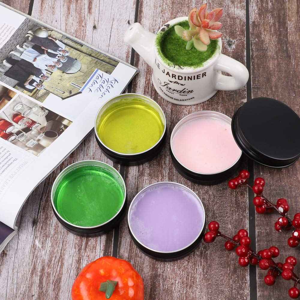 Moretoes 36 Pack Tins, 2 Oz Lip Balm Containers, Black Metal Round Tins Aluminum Cans, Empty Tin with Screw Lids for Salve, Spices or Candies