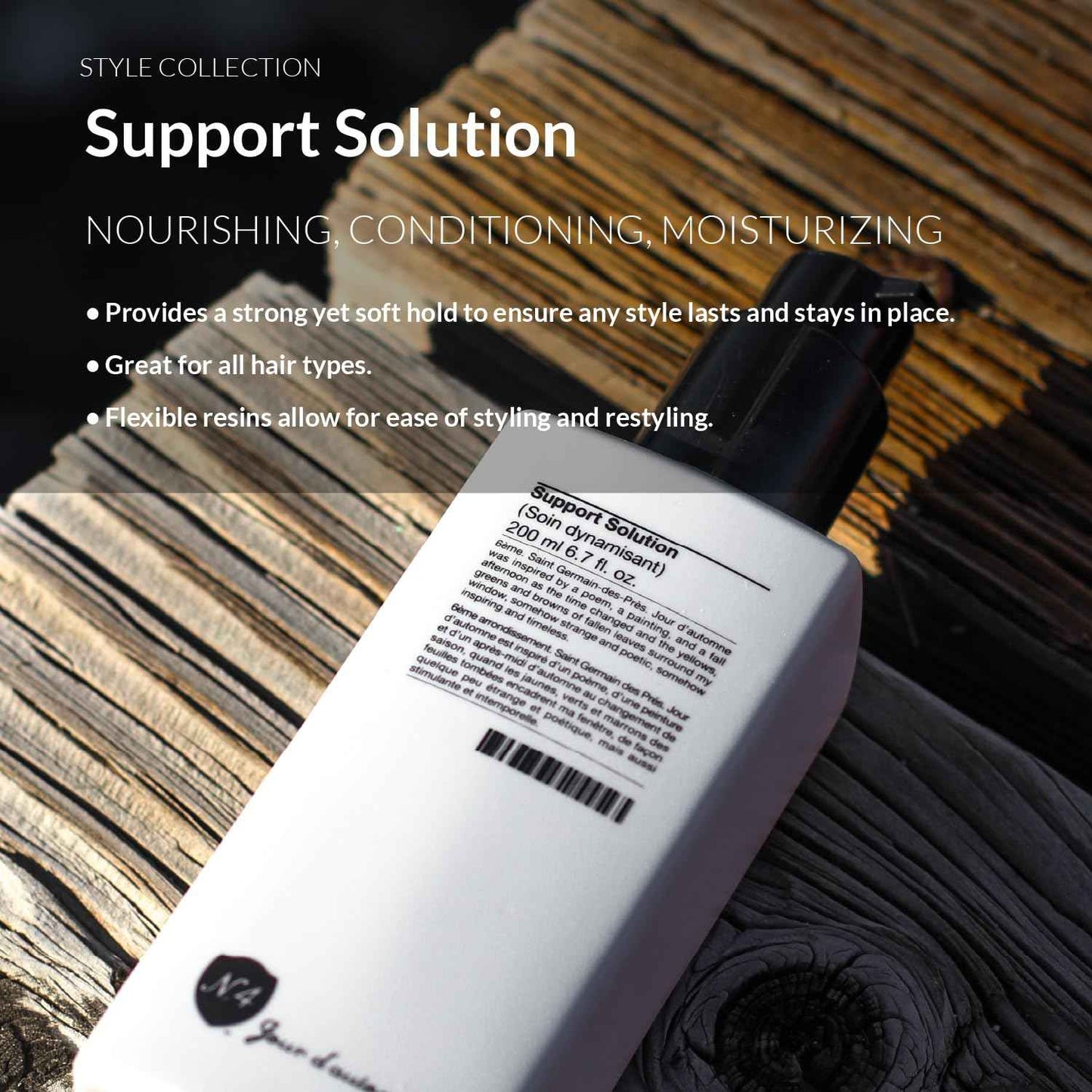 Number 4 Hair Gel for Men and Women, Hair Styling Products, Support Solution Priming Gel, 6.7 oz