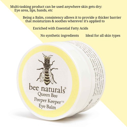 Bee Naturals Peeper Keeper Trio Eye Care - Gift Set for Eye Wrinkles, Puffy Eyes, and Crow's Feet