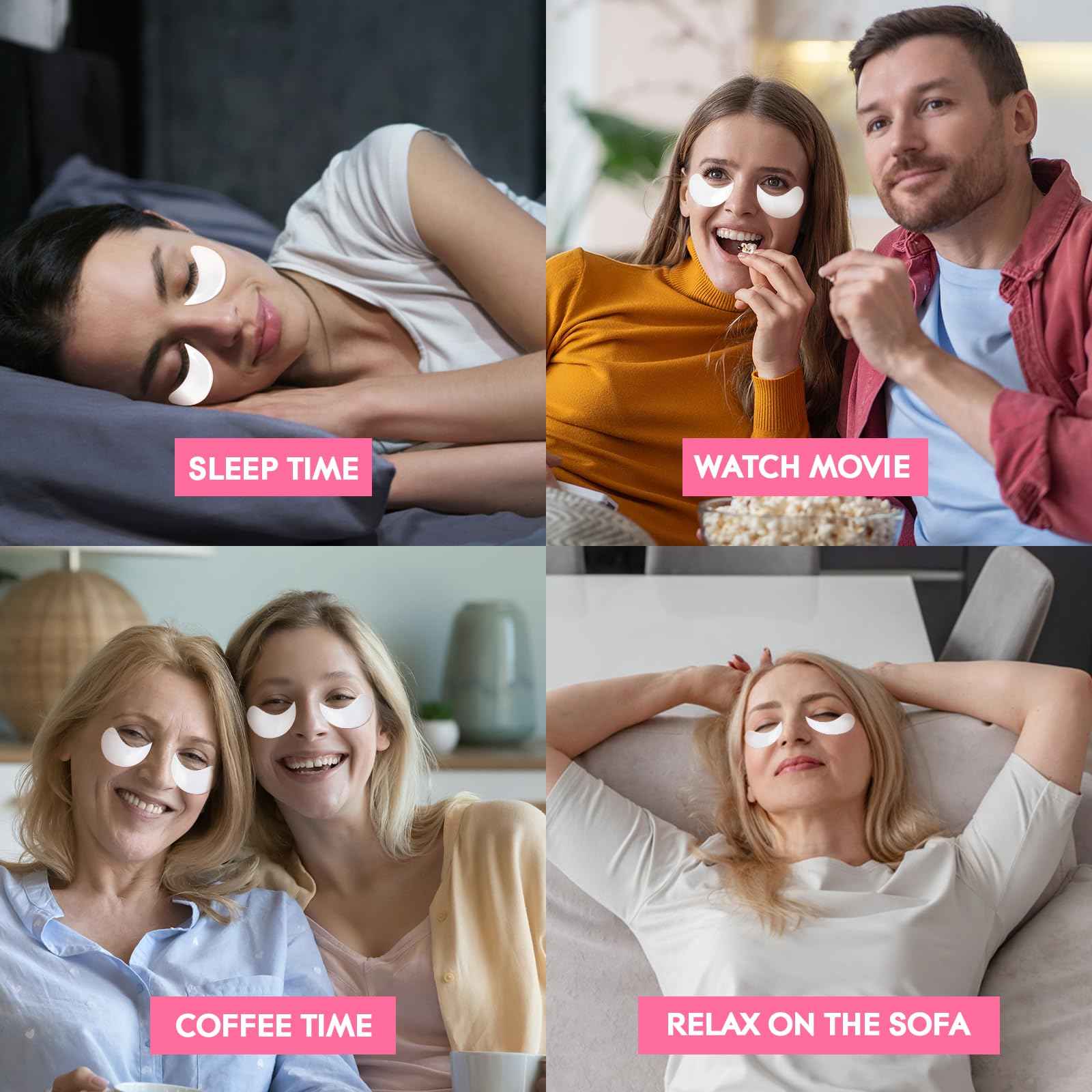 iMethod PDRN Collagen Boost Eye Mask - Under Eye Patches, Instant Lift Under Eye Mask for Reduce Fine Lines & Wrinkles, Firming Eye Patches for Puffy Eyes, Eye Bags, Dark Circles, 8 Pairs