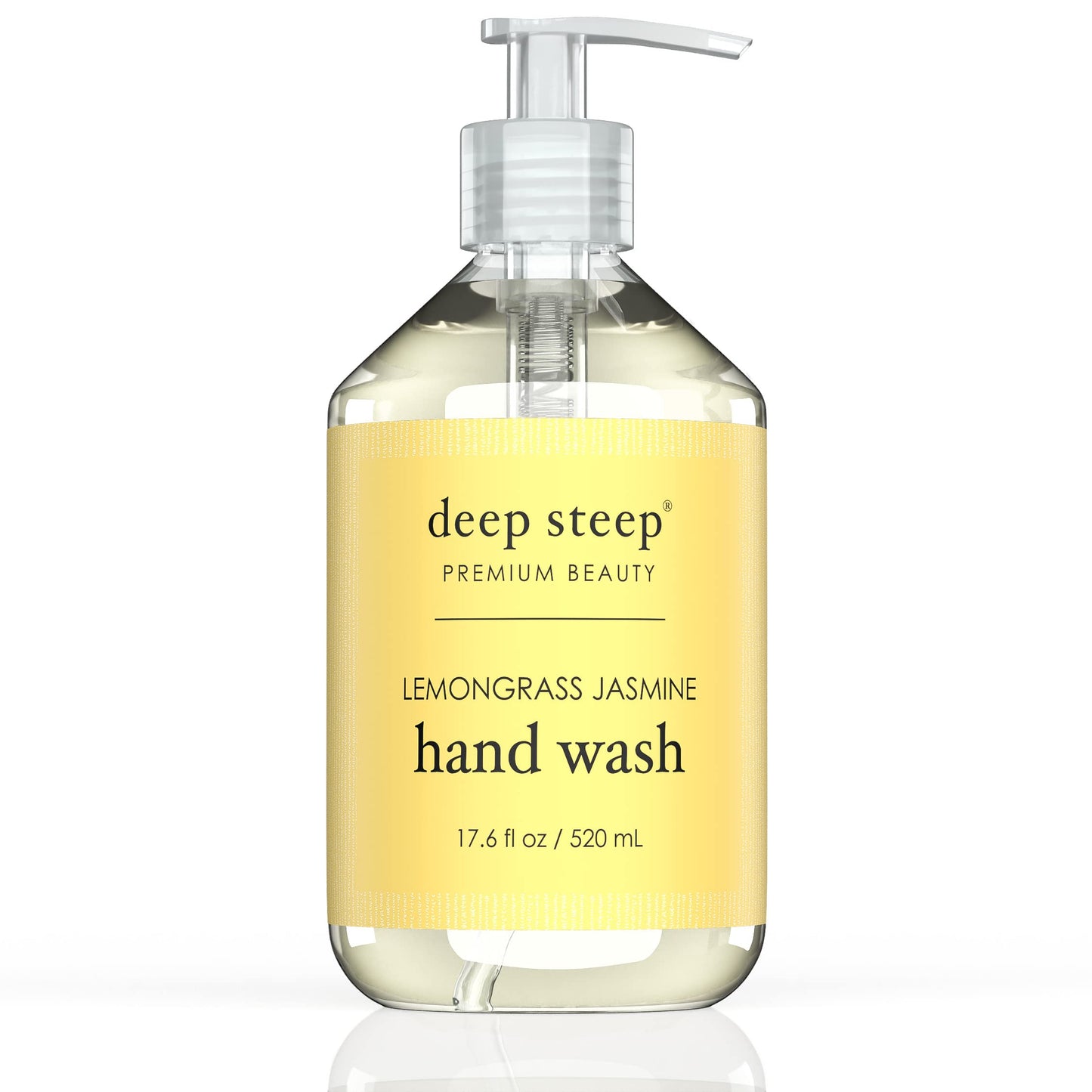 Deep Steep Argan Oil Liquid Hand Wash, Lemongrass Jasmine, 17.6 Fluid Ounce