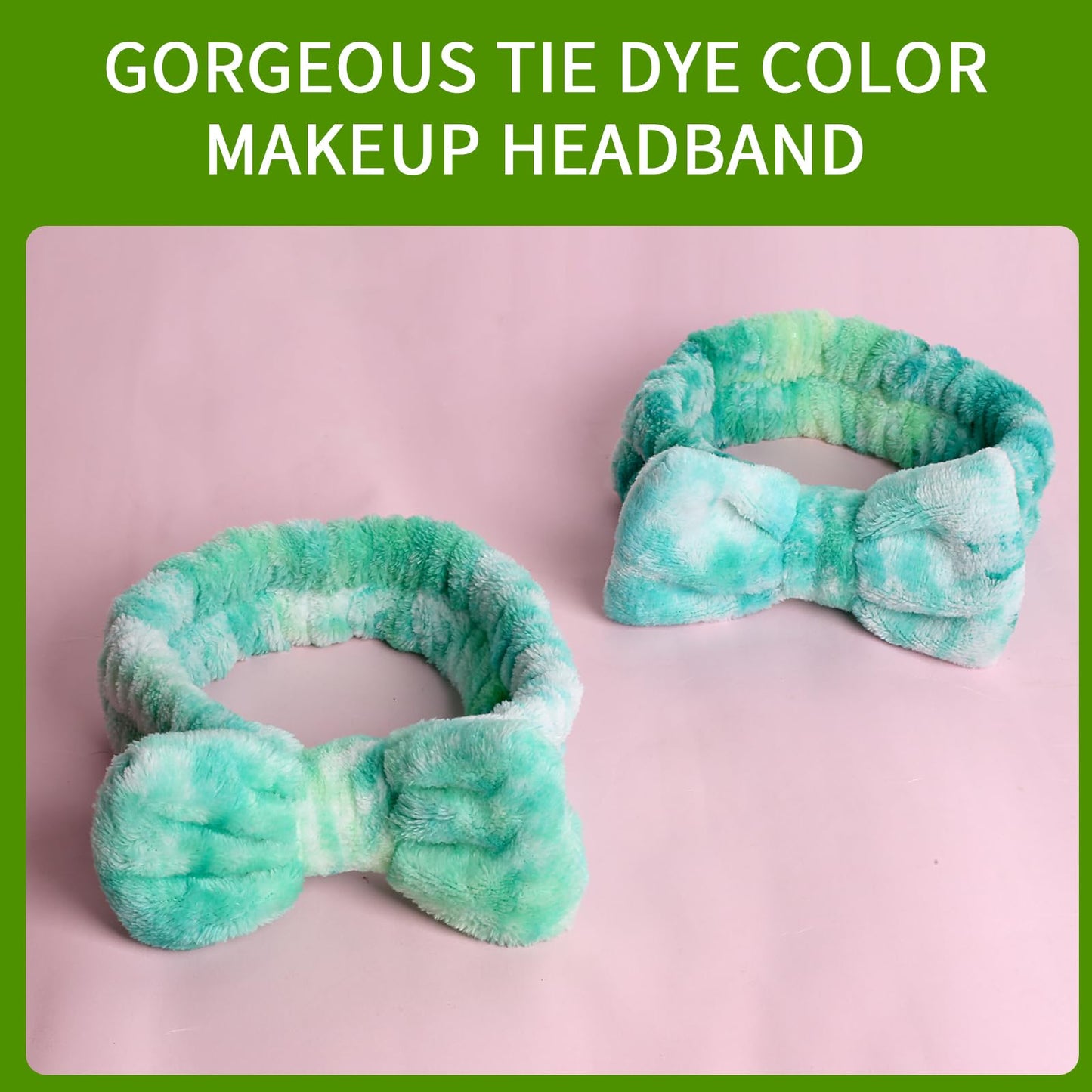 YGQQOY Headband for Washing Face, Spa Headbands, Makeup Headband, Skincare Headband for Women, Microfiber Headbands for Shower,St. Patrick's Day Headband