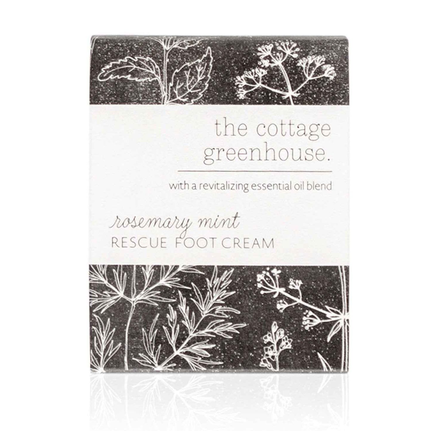The Cottage Greenhouse Rosemary Mint Foot Cream | 6 oz / 170 g