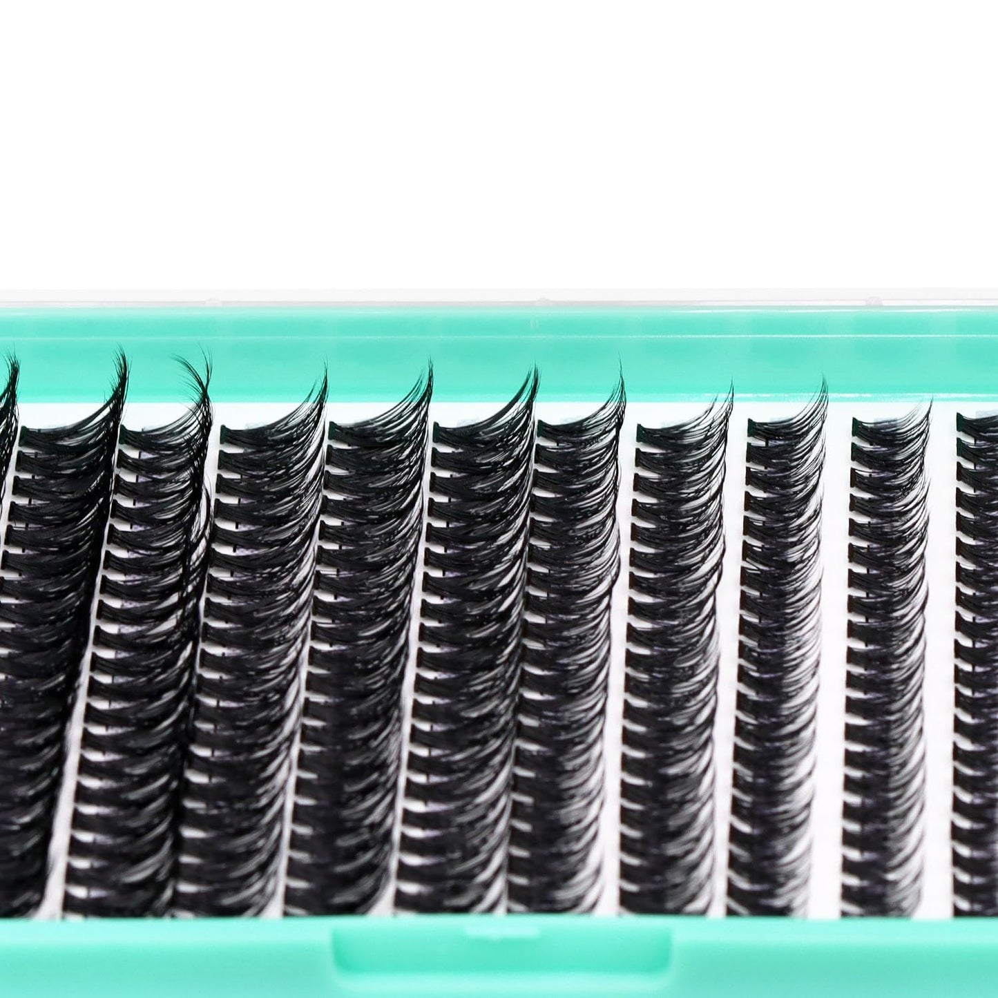 Bodermincer 20D/30D/40D/50D Cluster Large Tray 240pcs D Curl Individual Cluster Eyelashes False Eyelashes Extension Individual Eyelash Bunche Lash Cluster DIY at Home (50D-14-16-18-20mm MIX)