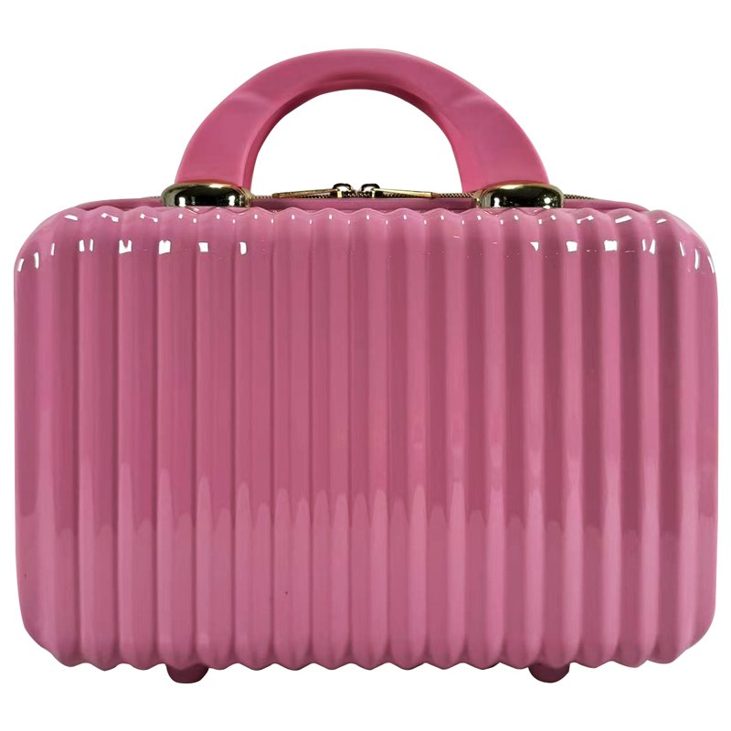 Hard Shell Cosmetic Travel Case – Pink, 11.5" x 8.5"
