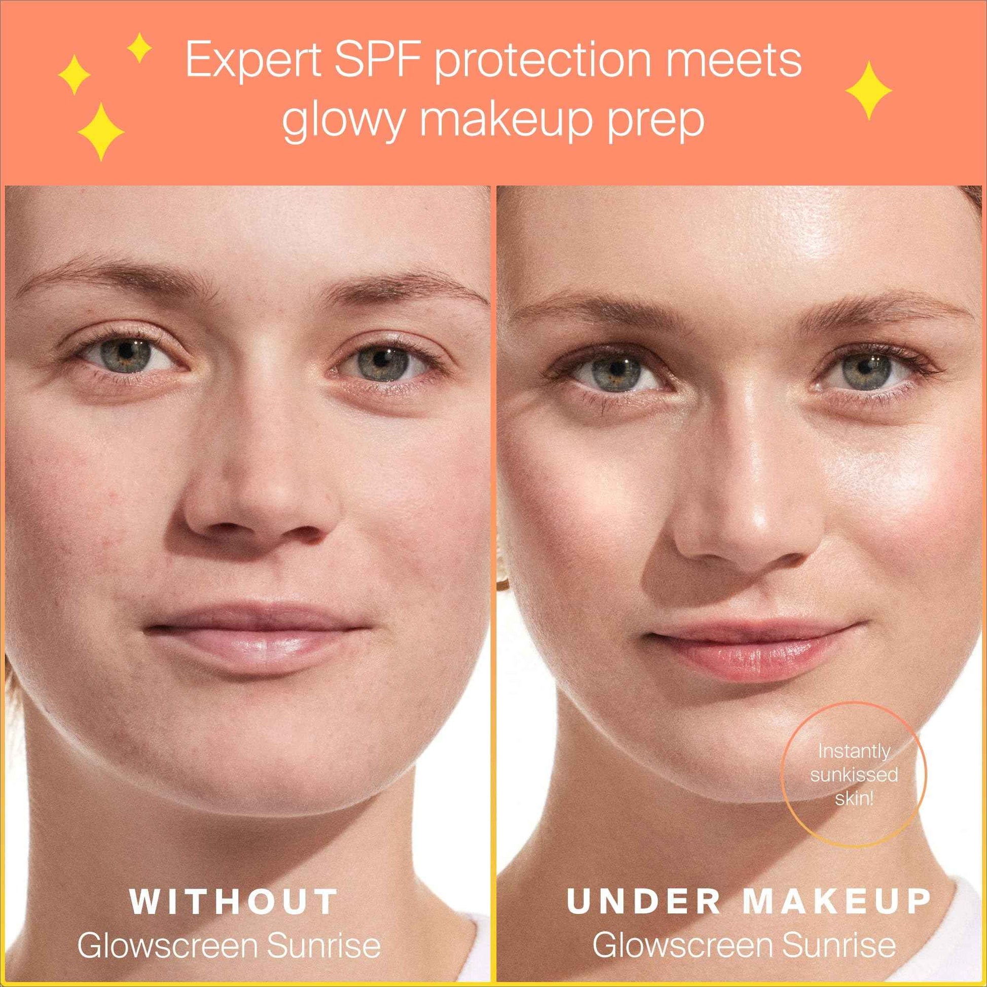 Supergoop! Glowscreen SPF 40, Sunrise (Champagne Glow) - 1.7 fl oz - Glowy Primer + Broad Spectrum Tinted Sunscreen - Helps Filter Blue Light - Hydration - Hyaluronic Acid & Vitamin B5