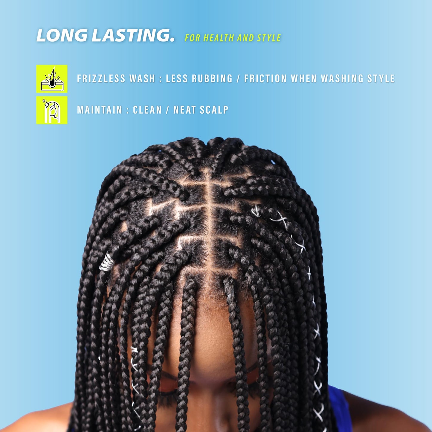 Sensationnel Ruwa prestretched braiding hair - 3x ruwa 48 inch 24 folded water repellent kanekalon fast dry sports braid - 3x Ruwa 24 inch (1 pack, m51)