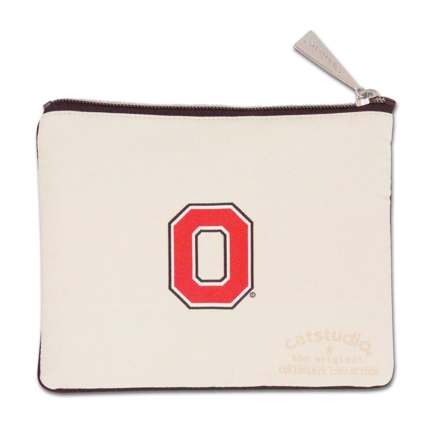 Catstudio Collegiate Zipper Pouch, Ohio State University Travel Toiletry Bag, Ideal Gift for Alumni, Makeup Bag, Dog Treat Pouch, or Travel Purse Pouch