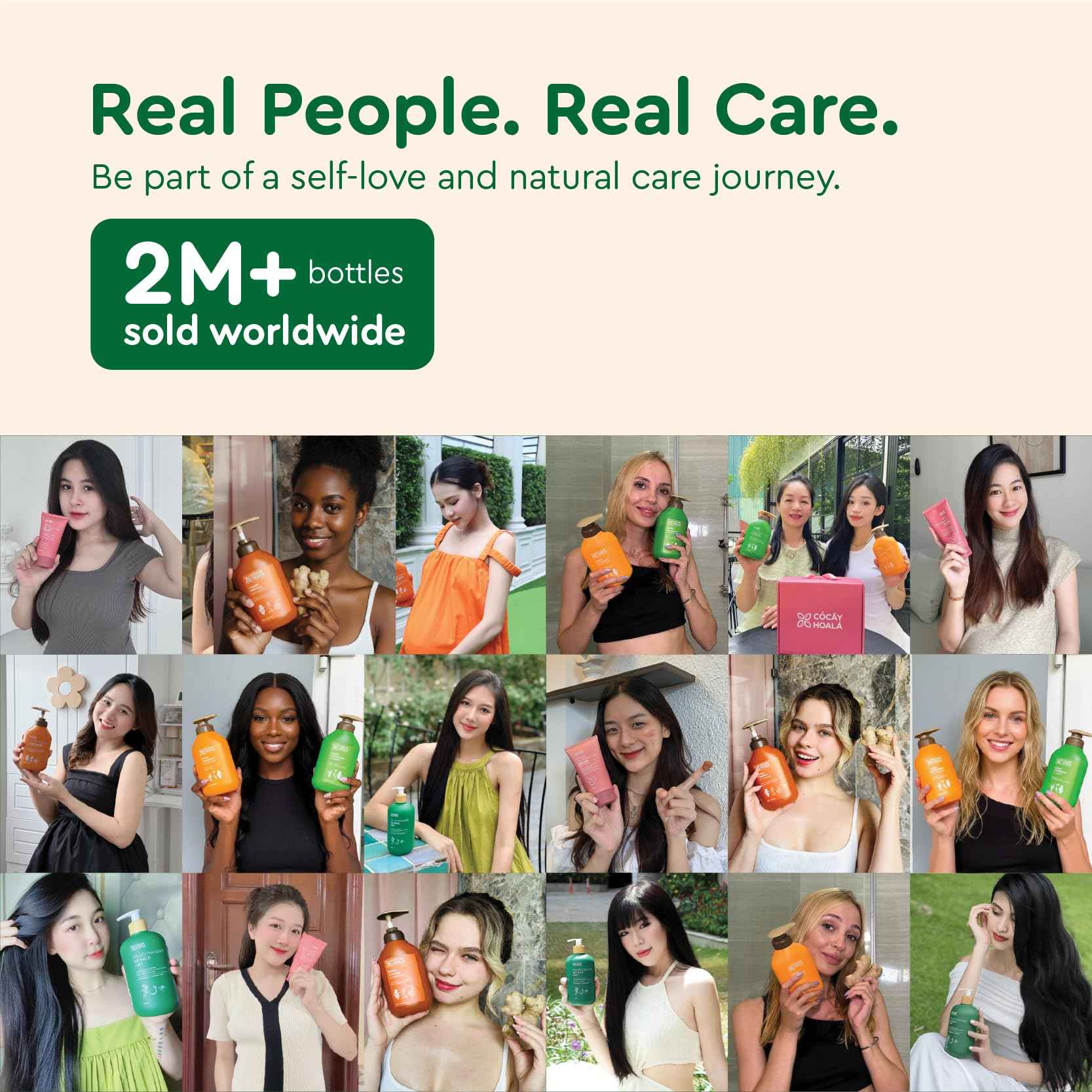 Vietnam's Touch | COCAY HOALA Ginger Turmeric Exfoliating Body Wash – Gentle Body Wash Sensitive Skin – Moisturizing & Nourishing Daily Shower Gel – Paraben & Silicone Free (17.64 oz)