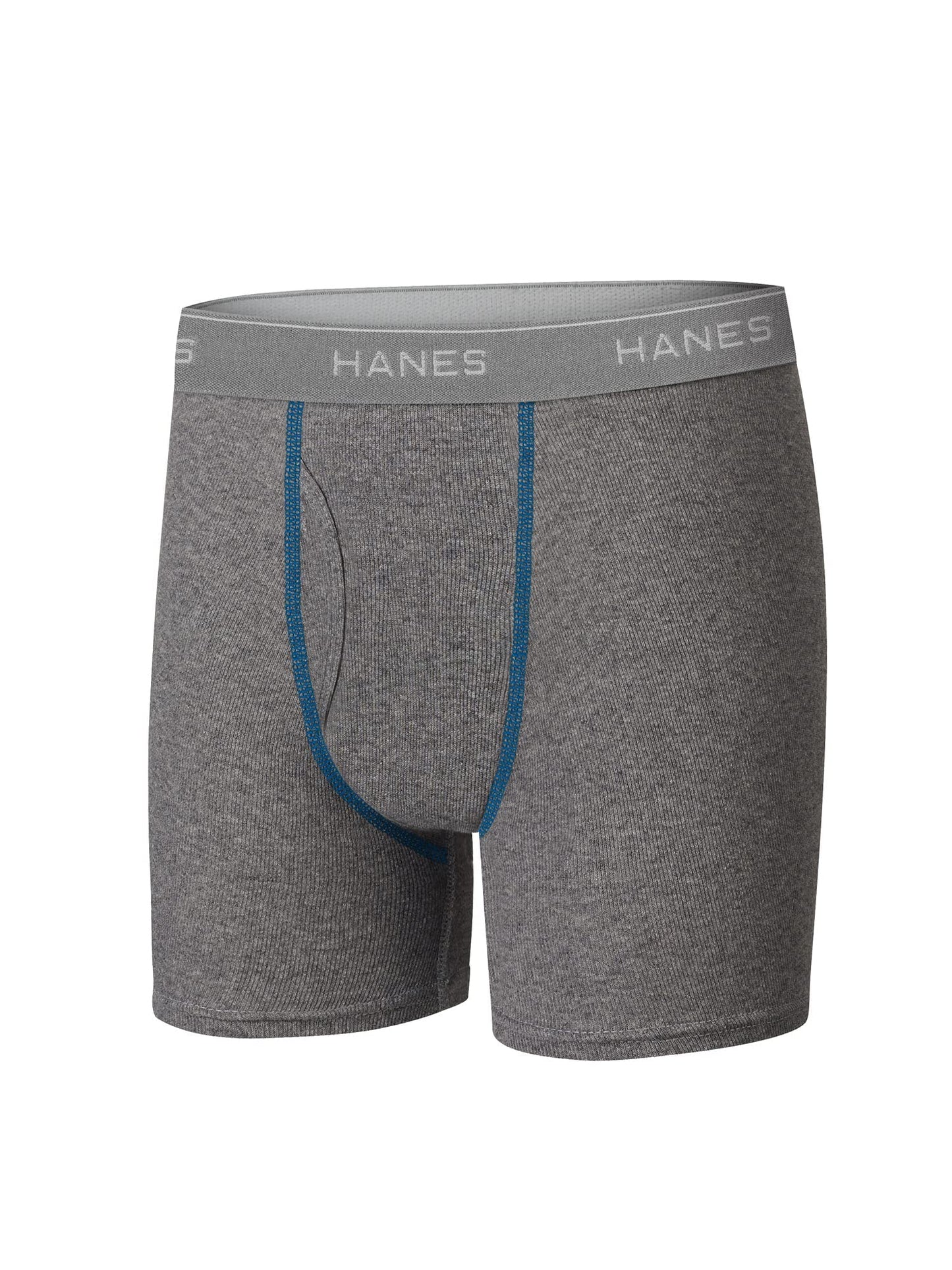 Hanes Boys' and Toddler Underwear, Comfort Flex and ComfortSoft Boxer Briefs, Multiple Packs Available, Solids/Prints Assorted-10, Small