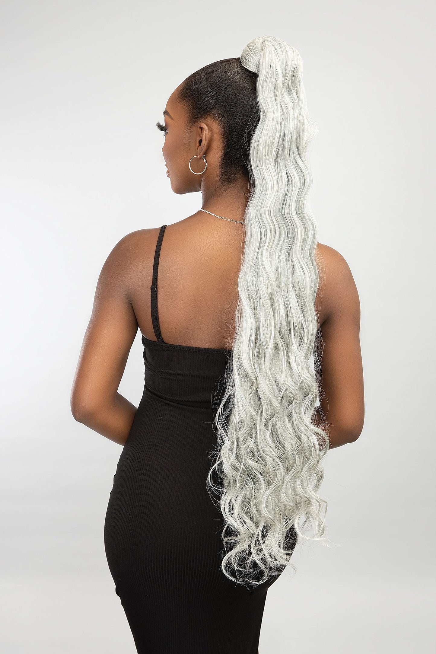 REMY ILLUSION Snatch&Wrap - Ponytail Extension - Body Wave 34", (1B)