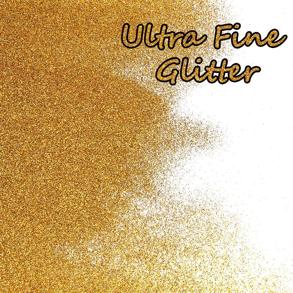 150g Extra Fine Glitter, Holographic Ultra Fine Glitter Powder for Resin, Tumblers, Makeup Face Eye Hair Body, Crafts Painting Arts, Nail Art DIY Decoration (Sunlight Gold)