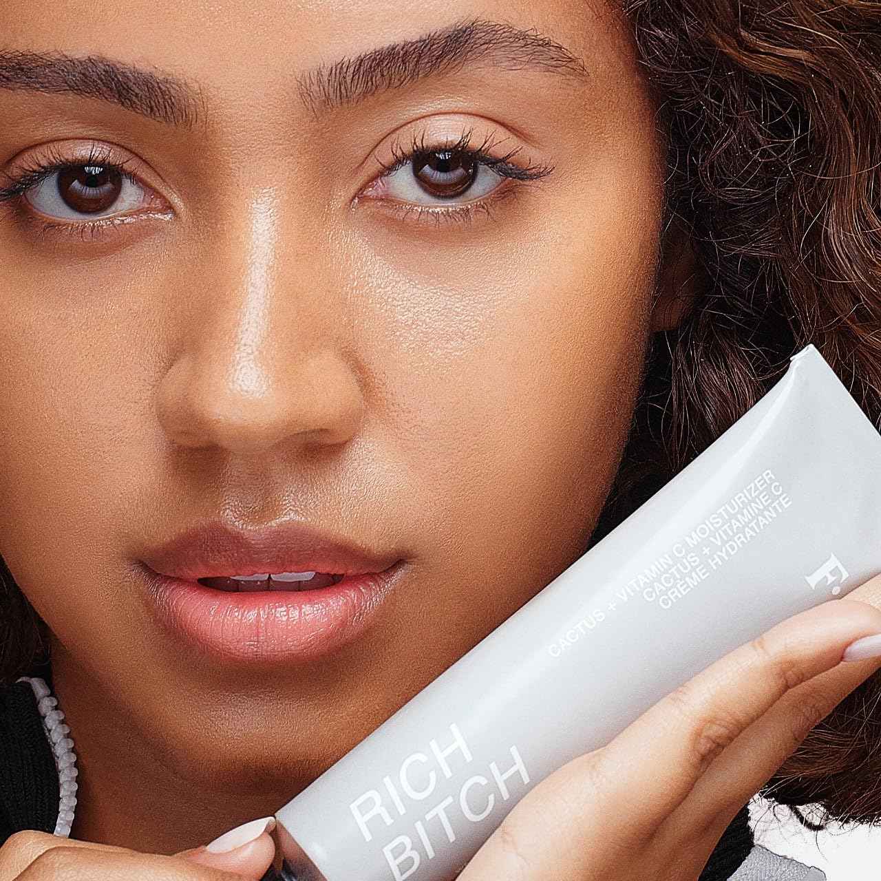 Freck Beauty RICH Beotch Cactus + Vitamin C Moisturizer - Hydrate Dry Skin, Calm & Sooth with Lightweight Feel, Infused with Jojoba and Prickly Pear Seed Oil, Reduce Redness and Support Skin Barrier